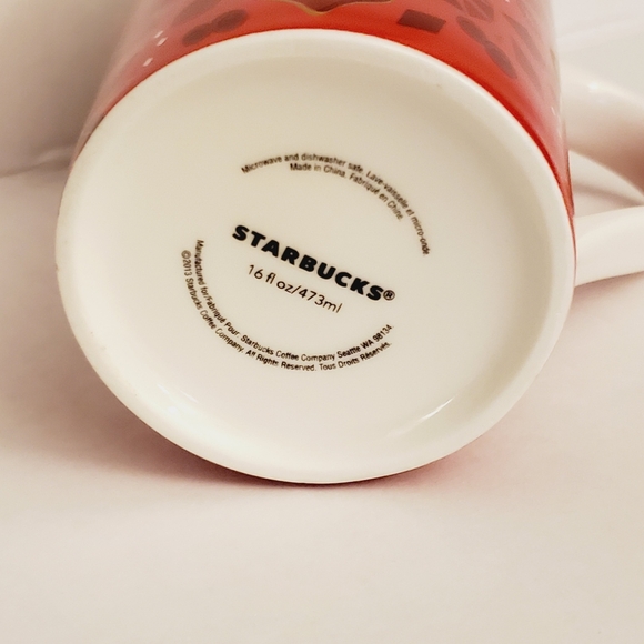 Starbucks Holiday Ceramic Tall Mug (2013) - Picture 5 of 6